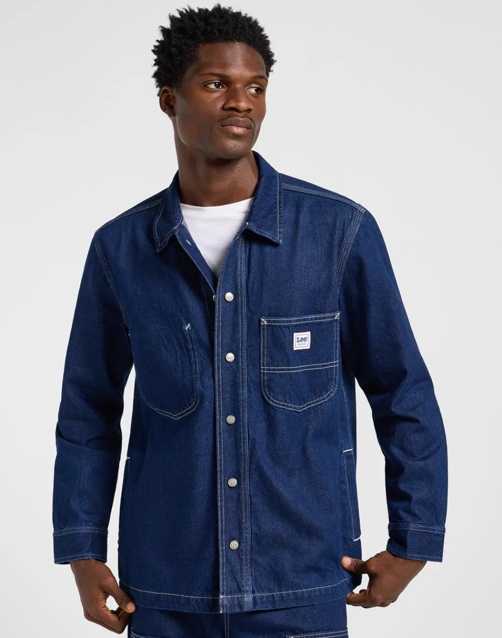 Lee Loose Workwear Overshirt, , XL- Overshirts