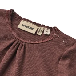 Wheat Lotta Rib Body, , 68 cm-Børn Bodies & Heldragter