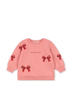 Sale Lou Bow Sweatshirt, , 86 cm Børn Strik & Sweatshirts