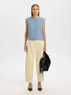 Selected Women Lulu Button Vest, , S-Dame Veste