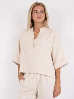 Neo Noir Luma Crepe Bluse, , 36-Dame Bluser & Skjorter