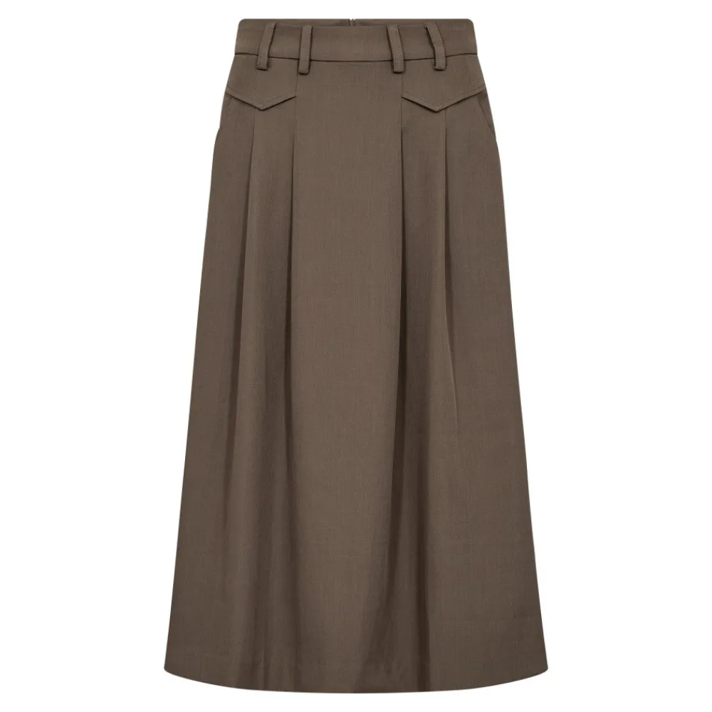 New LunaCC Pocket Pleat Nederdel, , S Dame Nederdele