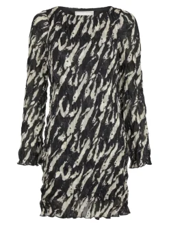 Online Luni Distressed Zebra Kjole, , 38 Dame Kjoler