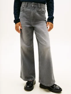 Tommy Hilfiger Mabel Wide Leg Jeans, , 152 cm-Børn Jeans