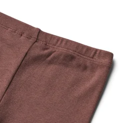 Maddy Rib Leggings, , 98 cm Børn Bukser & Leggings