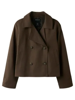 Name It Madelin Short Trenchcoat, , 152 cm-Børn Overtøj