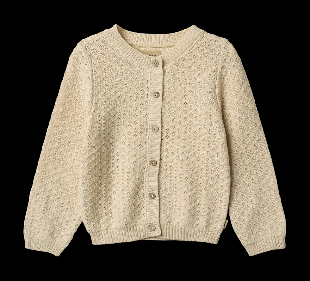 New Magnella Strik Cardigan, , 128 cm Børn Cardigans