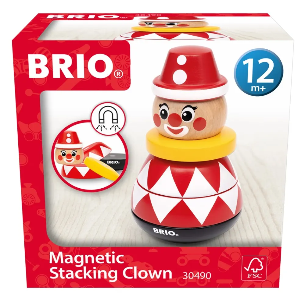 BRIO Magnetisk Stableklovn-Børn Legetøjsfigurer & Klodser|Babylegetøj