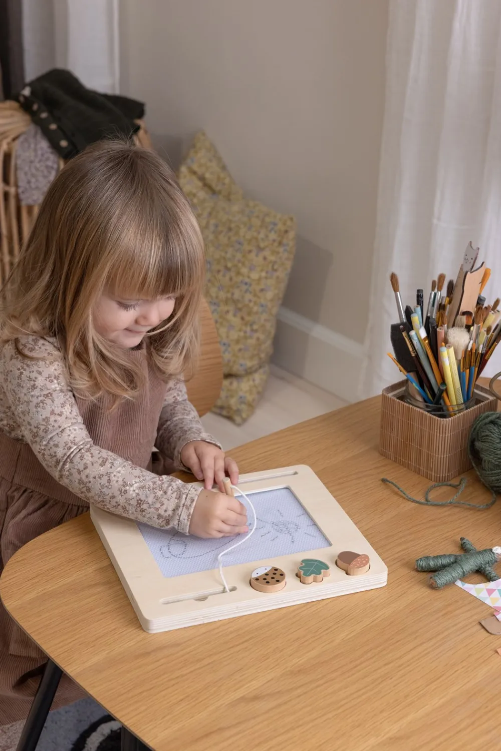 Sebra Magnetisk Tegnebræt-Børn Kreativ Leg