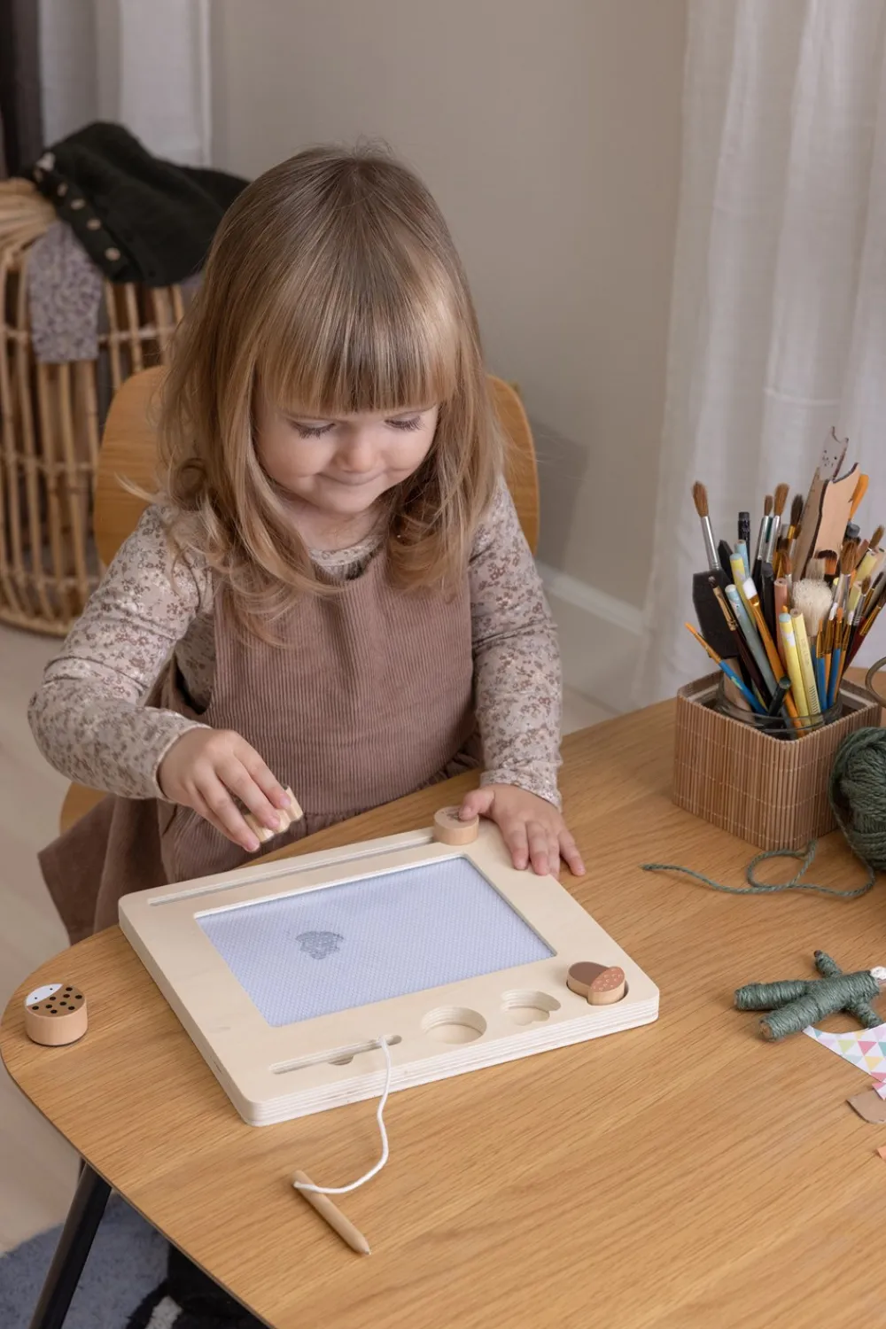 Sebra Magnetisk Tegnebræt-Børn Kreativ Leg