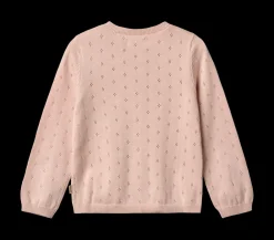 Wheat Maia Strik Cardigan, , 128 cm-Børn Cardigans