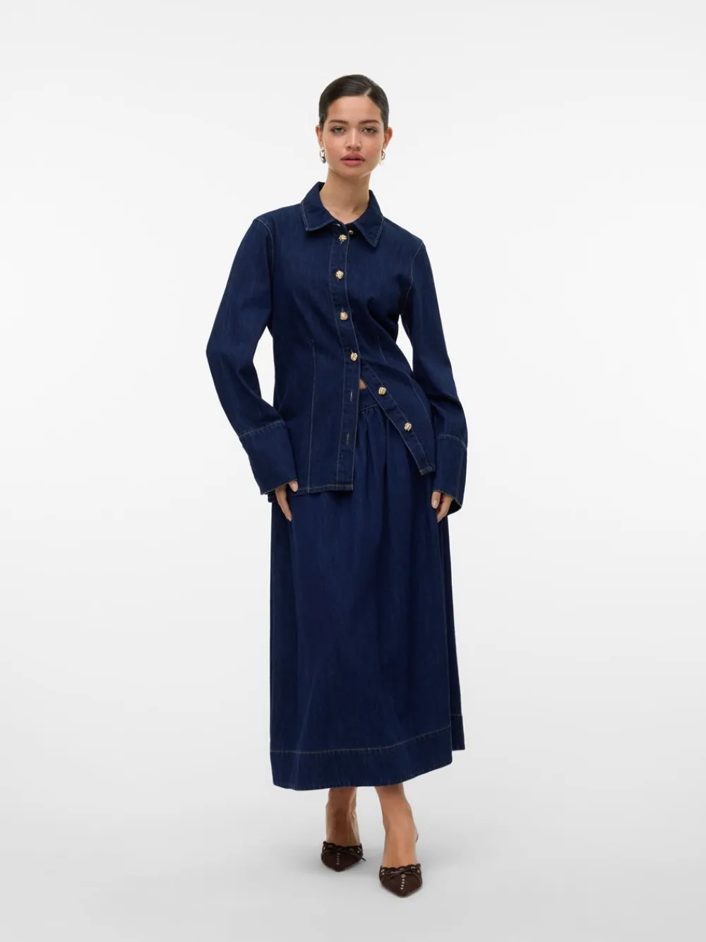 Vero Moda Maiken Nederdel, , L-Dame Nederdele