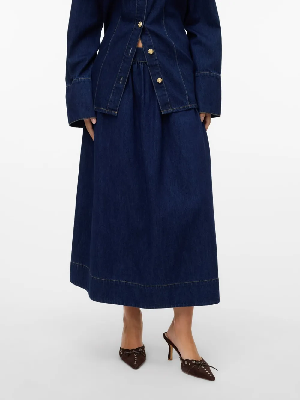 Vero Moda Maiken Nederdel, , L-Dame Nederdele