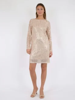 Neo Noir Maline Sequins Kjole, , 34-Dame Kjoler