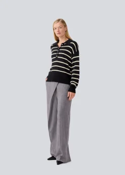 Modström MalvaMD Stripe Polo, , M-Dame T-Shirts & Toppe