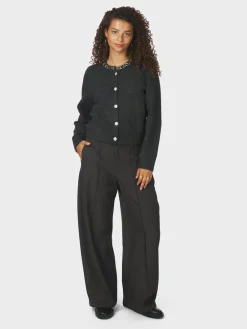 Neo Noir Marie Stone Knit Cardigan, , 38-Dame Cardigans|Strik & Sweatshirts
