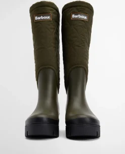 Barbour Marnie Quilted Tall Welly Gummistøvler, , 40-Dame Gummistøvler