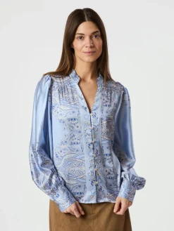 Neo Noir Massima Paisley Bluse, , 38-Dame Bluser & Skjorter