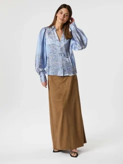 Neo Noir Massima Paisley Bluse, , 38-Dame Bluser & Skjorter