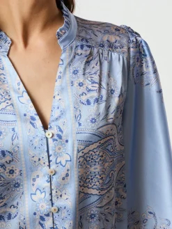Neo Noir Massima Paisley Bluse, , 38-Dame Bluser & Skjorter