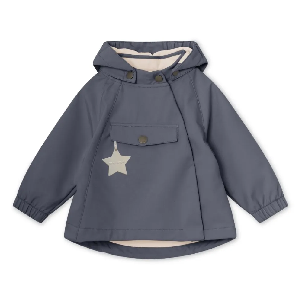 MINI A TURE MATWai Spring Softshell Jakke, , 110 cm-Børn Overtøj