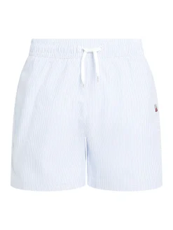 Tommy Hilfiger Medium Drawstring Ithaca Stripe Badeshorts, , 128-140 cm-Børn Badetøj