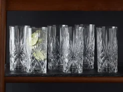 Discount Melodia Krystal 6-pak Highball Glas, , 36 cl Køkken|Glas