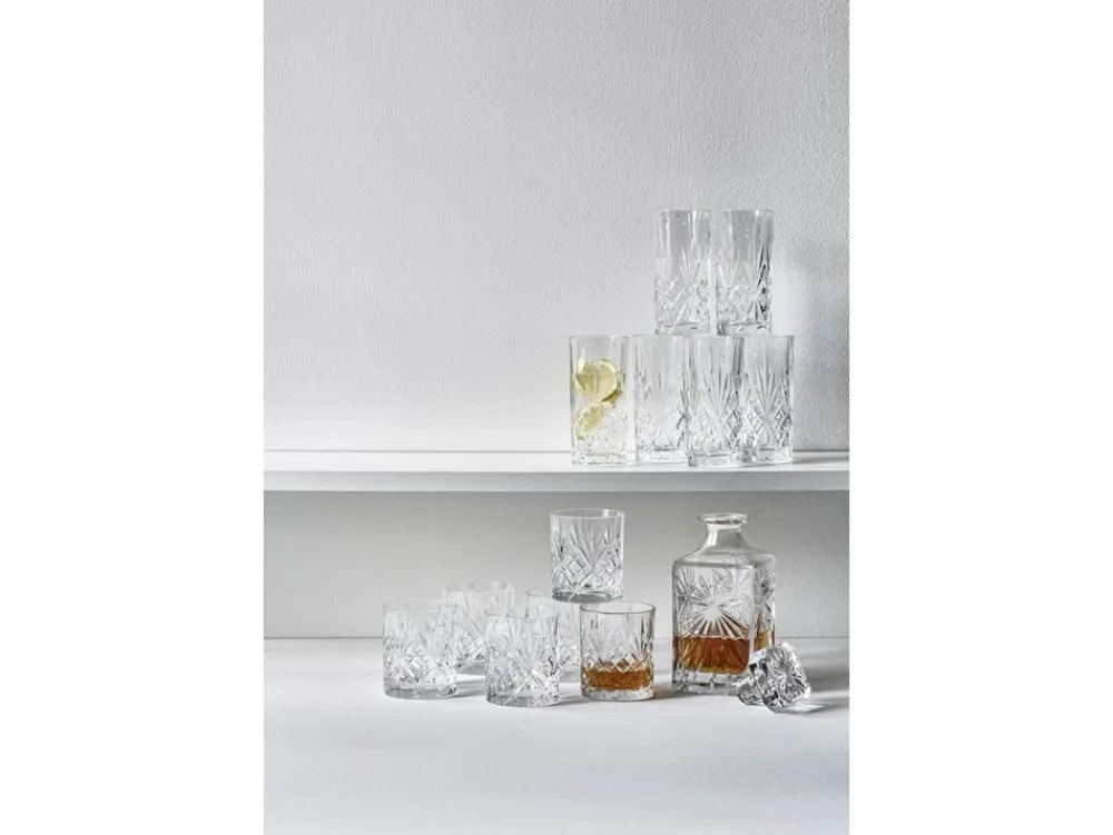 Clearance Melodia Krystal 6-pak Whiskyglas, , 31 cl Køkken|Glas