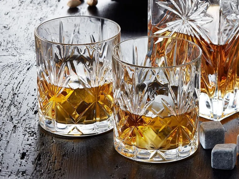 Clearance Melodia Krystal 6-pak Whiskyglas, , 31 cl Køkken|Glas