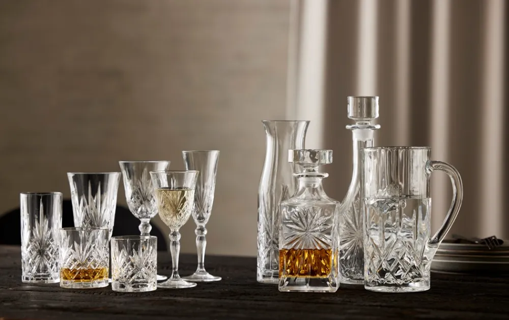 Clearance Melodia Krystal 6-pak Whiskyglas, , 31 cl Køkken|Glas