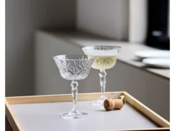 Lyngby Glas Melodia 4-pak Champagneskål, , 26 cl- Glas