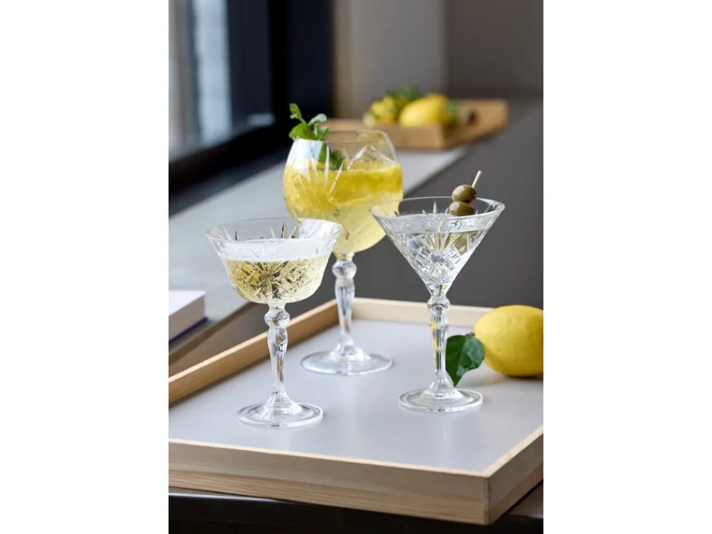 Lyngby Glas Melodia 4-pak Champagneskål, , 26 cl- Glas