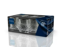 Lyngby Glas Melodia 6-pak Shotglas, , 8 cl- Køkken|Glas