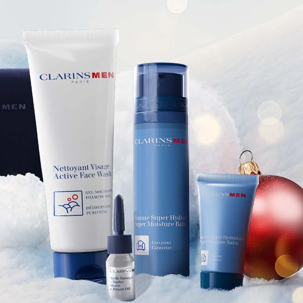 Clarins Men Hydration Gaveæske- Gaveæsker Til Ham|Ansigtspleje