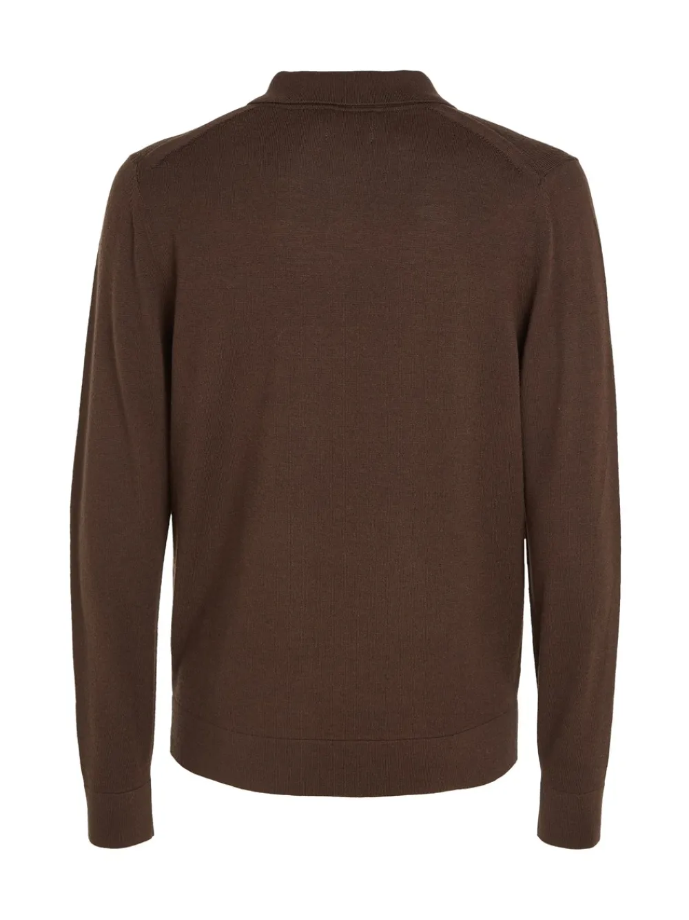Calvin Klein Merino Polo Pullover, , L- Strik