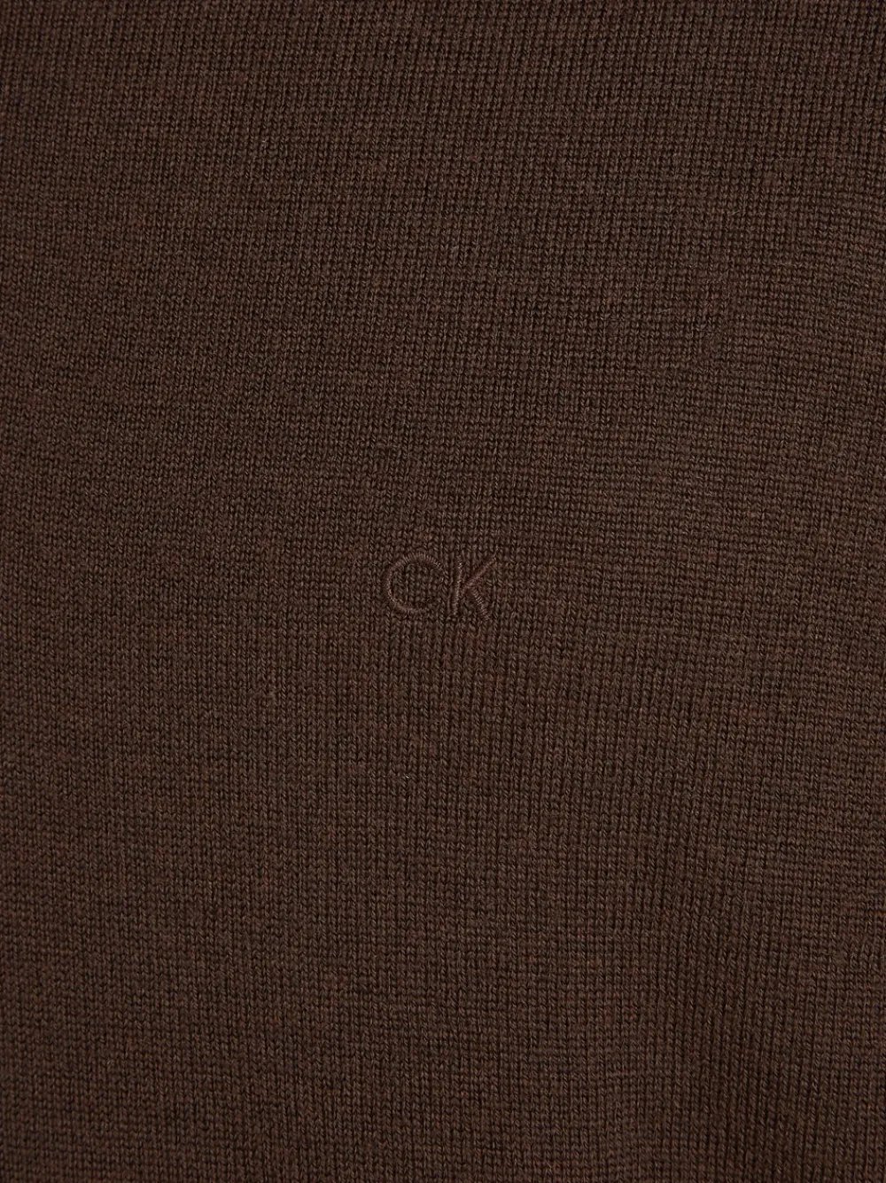 Calvin Klein Merino Polo Pullover, , L- Strik