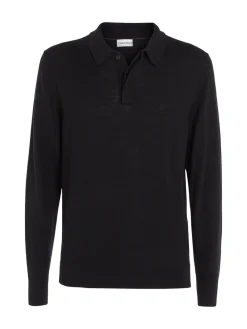 Calvin Klein Merino Polo Pullover, , XL- Strik