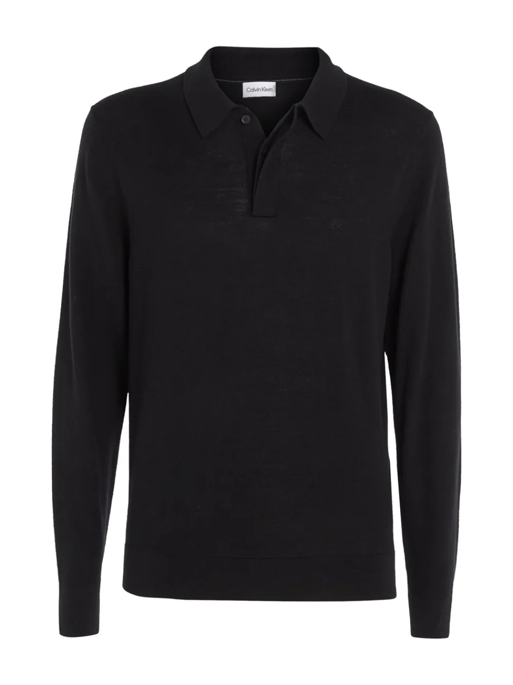 Calvin Klein Merino Polo Pullover, , XL- Strik