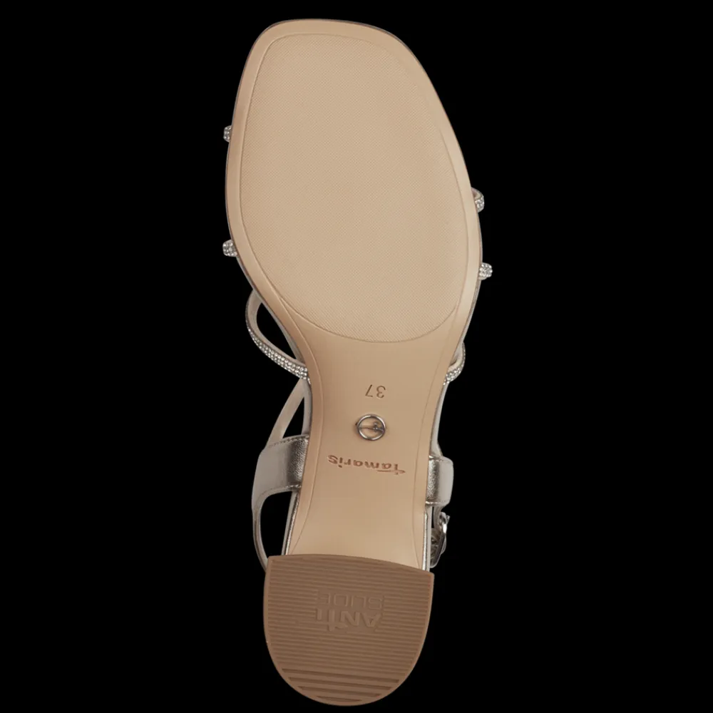 Sale Metallic Højhælede Sandaler, , 37 Dame Sandaler|Højhælede Sko