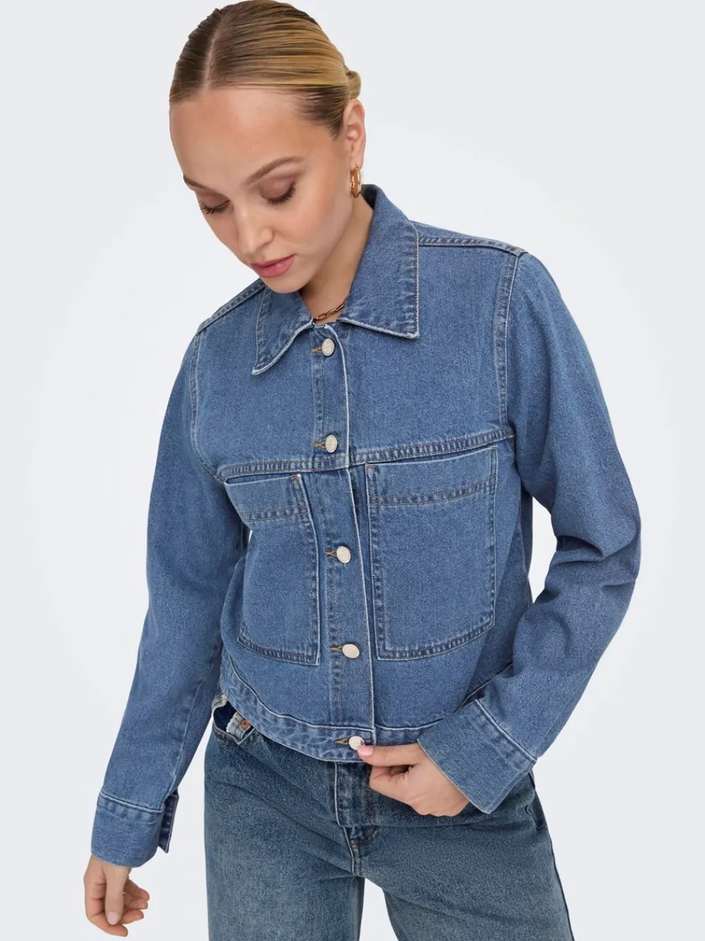 Best Mica Pocket Denimjakke, , M Dame Jakker & Frakker