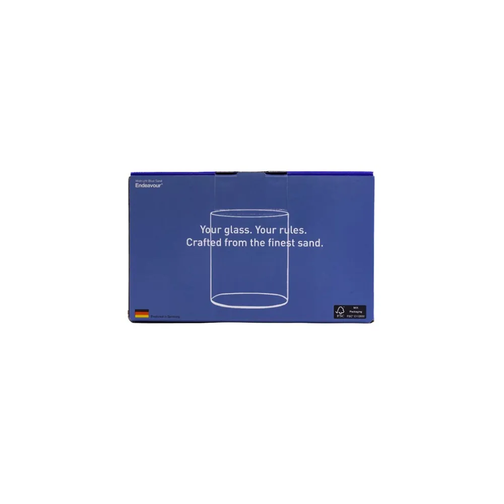 Endeavour Midnight Blue Sand 4-pak Vandglas, , 43 cl- Glas
