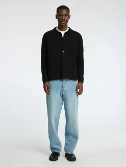 Online Mike Light Polo Cardigan, , XXL Cardigans
