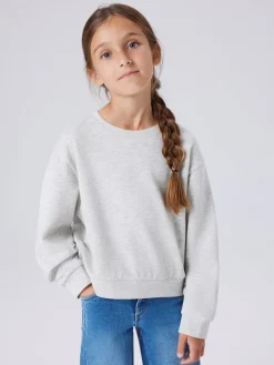 Name It Mille Short O-Neck Sweatshirt, , 146-152 cm-Børn Strik & Sweatshirts