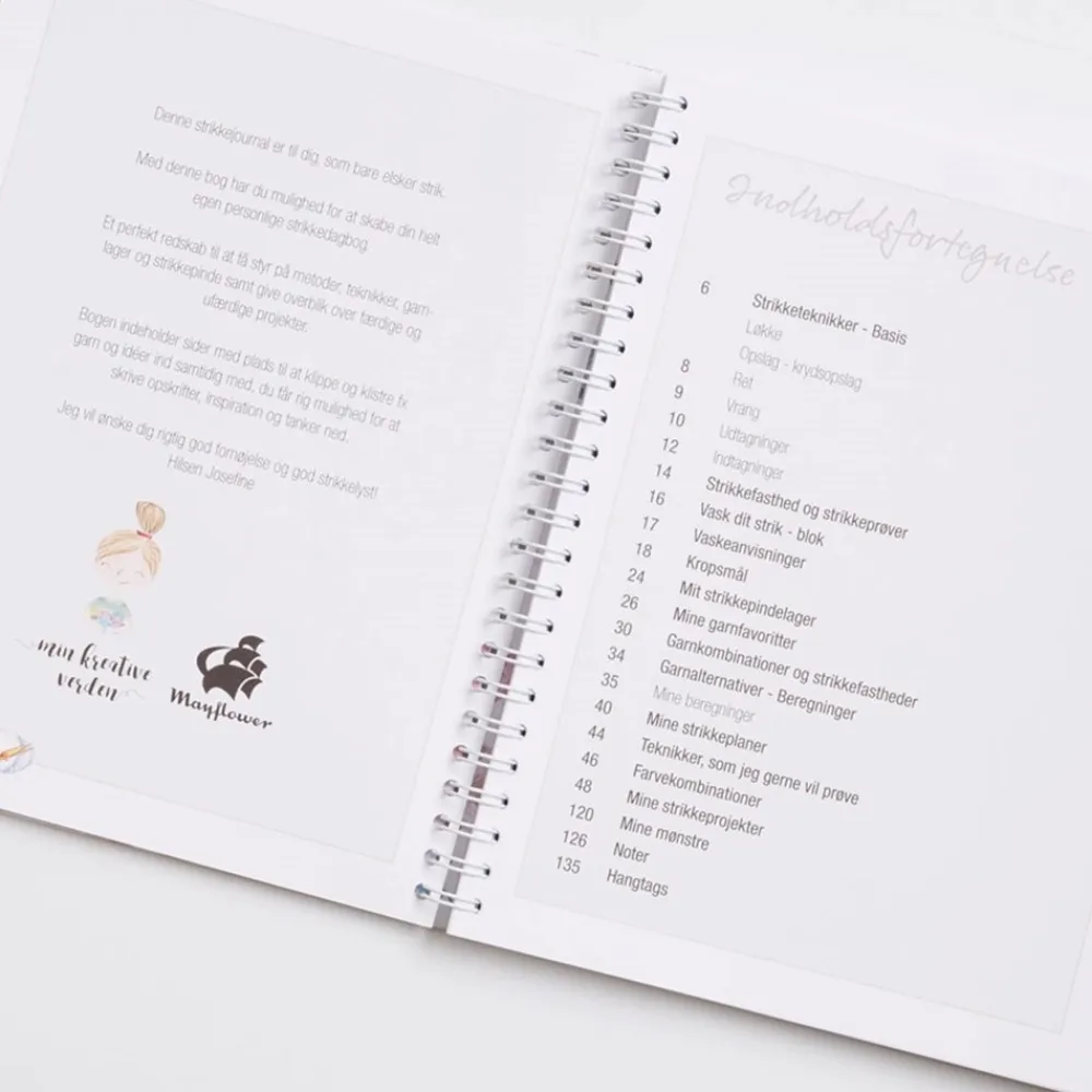 Mayflower Min Strikkejournal- Tilbehør