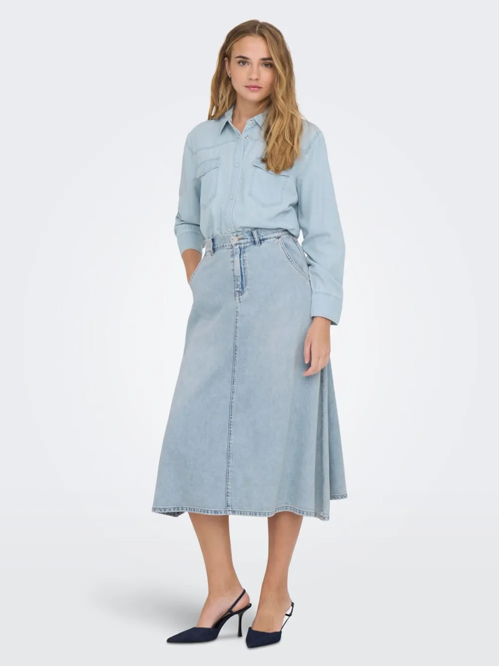 Discount Mindy Denimnederdel, , XS Dame Nederdele