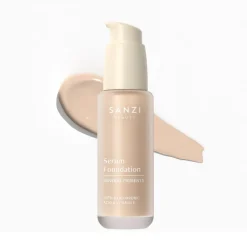 Minerals Pigments Serum Foundation, Ansigt