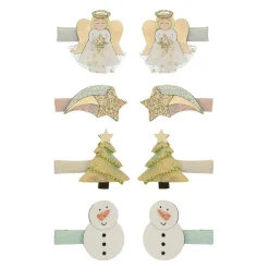 Online Mini Angel Christmas 8-pak Hårclips Børn Hårpynt