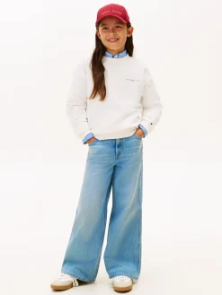 Hot Mini Corp C-Neck Sweatshirt, , 164 cm Børn Strik & Sweatshirts