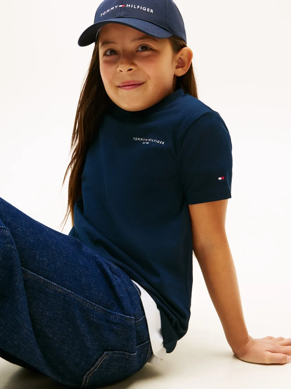 Tommy Hilfiger Mini Corp T-shirt, , 152 cm-Børn T-Shirts & Toppe