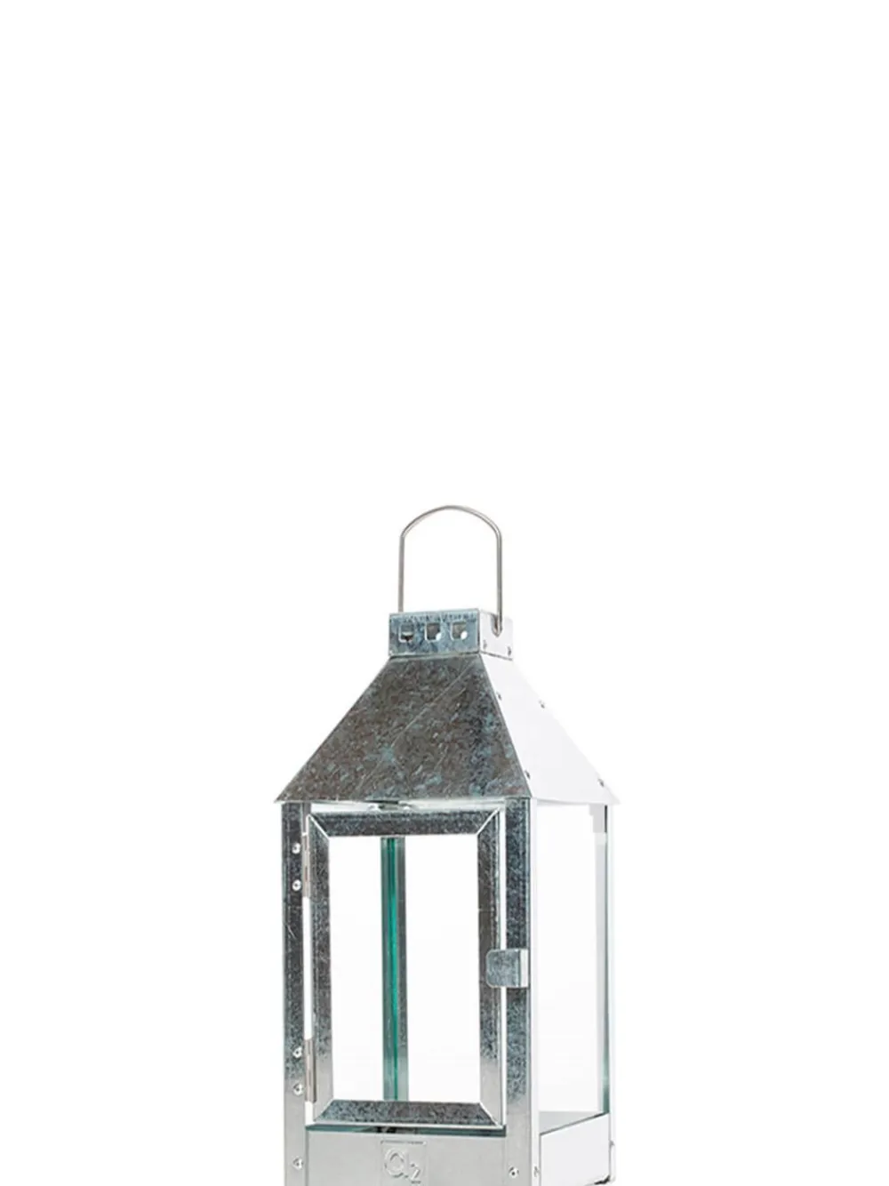 Online Mini Lanterne, Galvaniseret, 17x33,5x17 cm Lanterner & Lyskæder